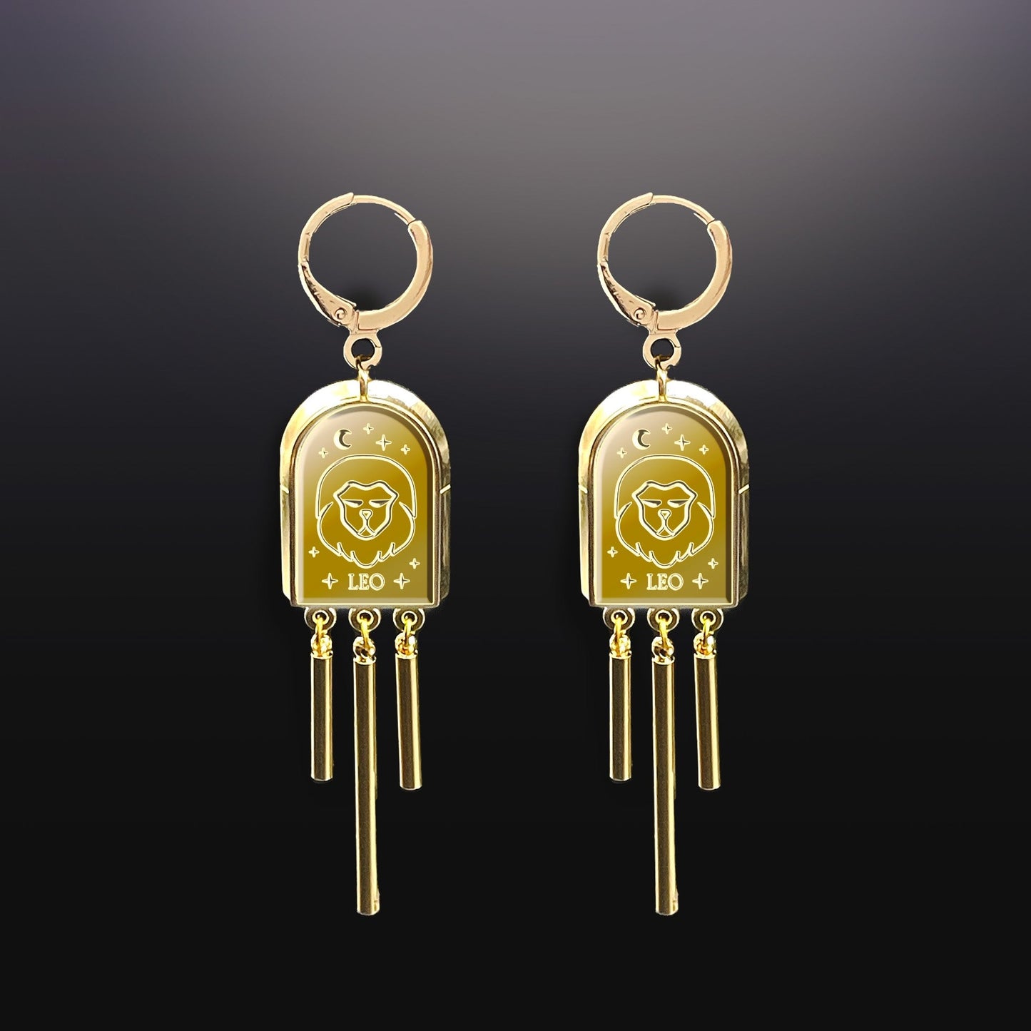 Zodiac Sign Dangle Earrings